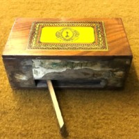 Antique Wooden Collection Box "Universities Mission to Central Africa"