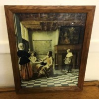 Print "Interior of a Dutch House" by Pieter de Hooch