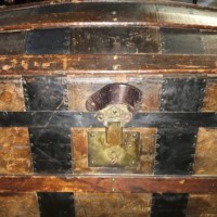 Victorian Dome Topped Steamer Trunk