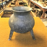 17th Century Bronze Posnet Cooking Pot