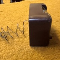 Vintage Art Deco Miniature Replica of a 1950s Bush DAC90 Radio