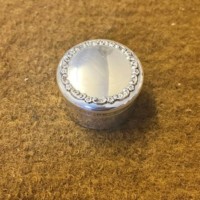 Antique Sterling Silver Pill Box by Mappin & Webb ﻿Hallmarked Birmingham 1911