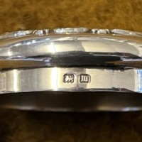 Antique Sterling Silver Pill Box by Mappin & Webb ﻿Hallmarked Birmingham 1911