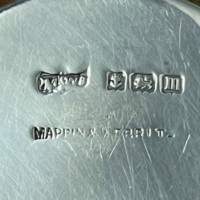 Antique Sterling Silver Pill Box by Mappin & Webb ﻿Hallmarked Birmingham 1911