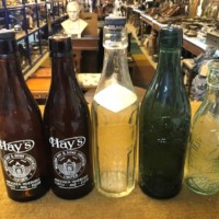 Vintage Lemonade / Ginger Beer Bottles Hay and Son Aberdeen, Inverurie, Huntley and Elgin