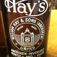 Vintage Lemonade / Ginger Beer Bottles Hay and Son Aberdeen, Inverurie, Huntley and Elgin