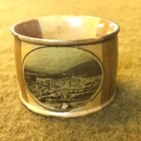 Antique Mauchline Ware Napkin Ring "Ballater"