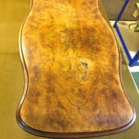 Victorian Burr Walnut Side Table