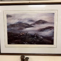 Vintage Willie Forbes Print "Morning Mist" Print No 200 from a Limited Edition of 750 Copies