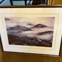 Vintage Willie Forbes Print "Morning Mist" Print No 200 from a Limited Edition of 750 Copies