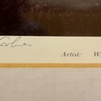 Vintage Willie Forbes Print "Morning Mist" Print No 200 from a Limited Edition of 750 Copies