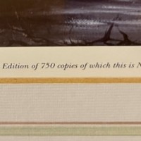 Vintage Willie Forbes Print "Morning Mist" Print No 200 from a Limited Edition of 750 Copies