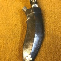 Vintage Gurkha Kukri in Leather Sheath c/w 2 Karda Knives