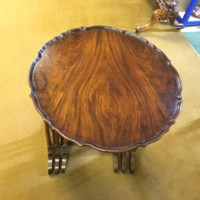 Vintage Mahogany Nest of 3 Tables