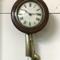 Victorian Postman's Weight Driven Wall Clock