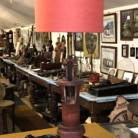 Vintage Repurposed Hand Pump Side / Table Lamp