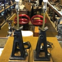 Pair Axle Jack Lamps