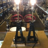 Pair Axle Jack Lamps