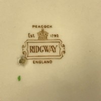 Vintage Ridgway Peacock Pattern Meat Platter