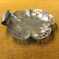 Vintage Arts & Crafts Pewter Fruit Dish