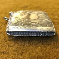 Antique Sterling Silver Vesta Case Hallmarked for Williams Birmingham Ltd 1911