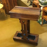 Antique Mahogany Hall Table / Stick Stand
