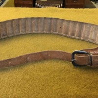 Vintage Leather Shotgun Cartridge Belt