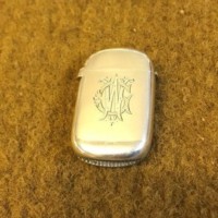 Victorian Sterling Silver Vesta Case Hallmarked for Colen Hewer Cheshire Birmingham 1894