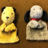 Vintage Sooty and Sweep Hand Puppets