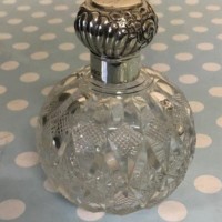 Silver Top Scent Bottle