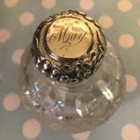 Silver Top Scent Bottle