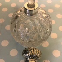 Silver Top Scent Bottle