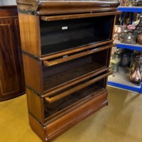 Antique 3 Tier Oak Globe-Wernicke Barristers Bookcase