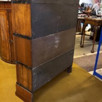 Antique 3 Tier Oak Globe-Wernicke Barristers Bookcase