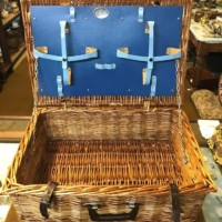 Vintage Wicker Hamper / Picnic Set "The Brexton Collection"