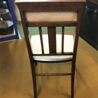 Pair Early 20th Century Mahogany Hall / Bedroom Chairs