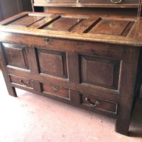 Georgian Oak Mule Chest / Coffer