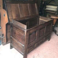 Georgian Oak Mule Chest / Coffer