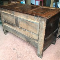 Georgian Oak Mule Chest / Coffer