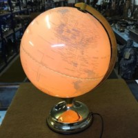 Vintage Illuminated 12" World Globe