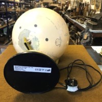 Vintage Illuminated 12" World Globe