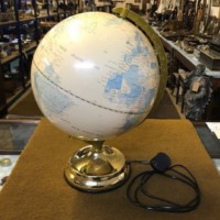 Vintage Illuminated 12" World Globe