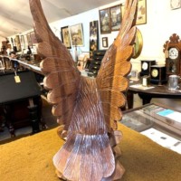 Vintage 21" High Carved Wood American Eagle Figure