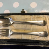 Silver Christening Set