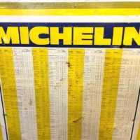 Vintage Michelin Check My Tyre Pressure Chart