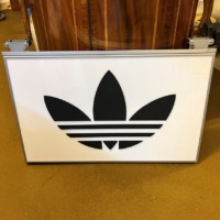 Vintage Illuminated "Adidas" Sportswear Sign