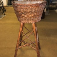 Wicker Planter Stand