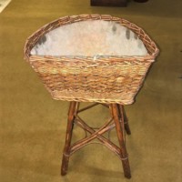 Wicker Planter Stand