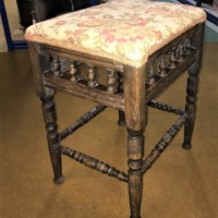 Piano Stool Fabric Topped