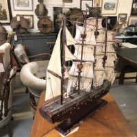 Model Ship Fully Rigged